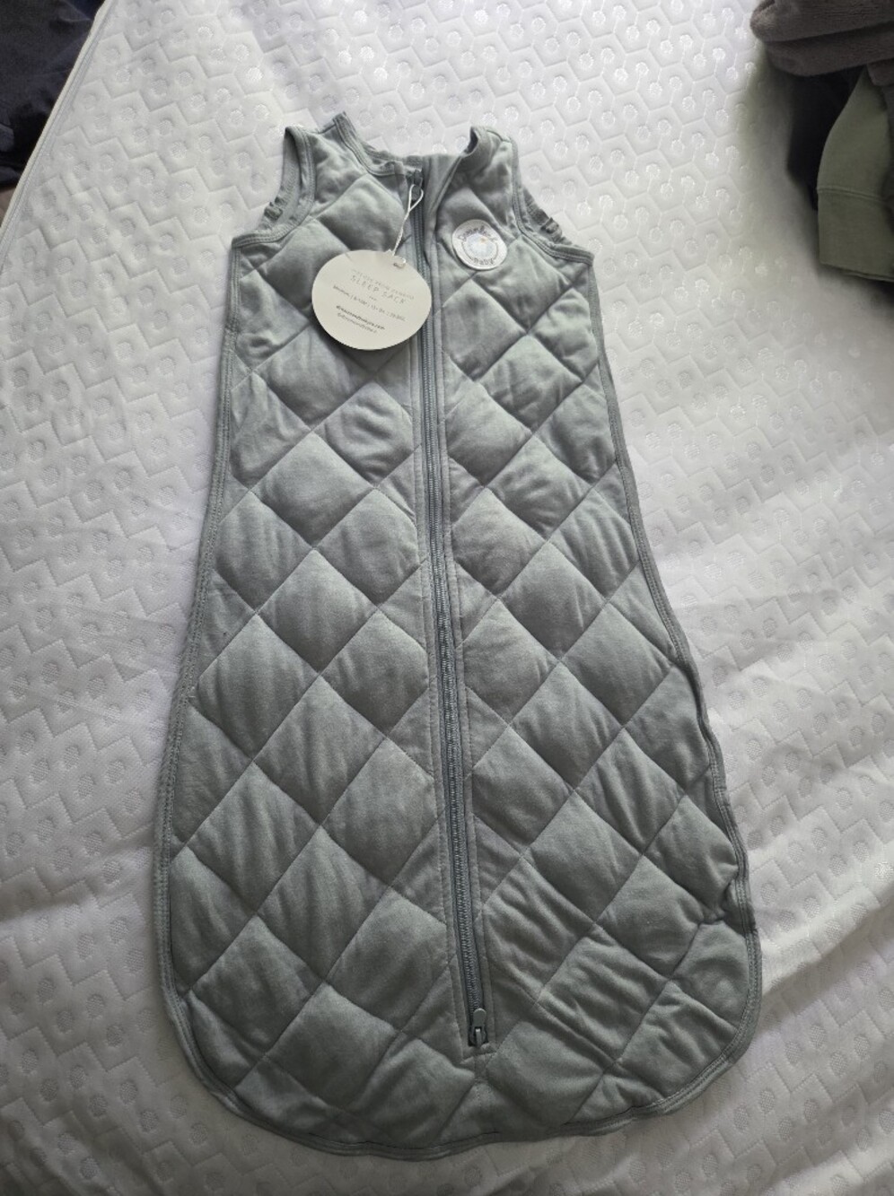 Dreamland Baby Weighted Sleep Sack in Soft Blue